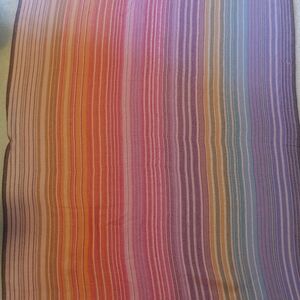 Beautiful multi-color Peruvian alpaca and silk wrap